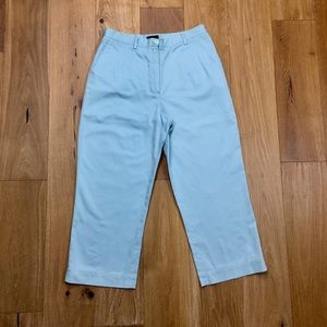 BURBERRY Golf Baby Blue Cropped Pants Size 6